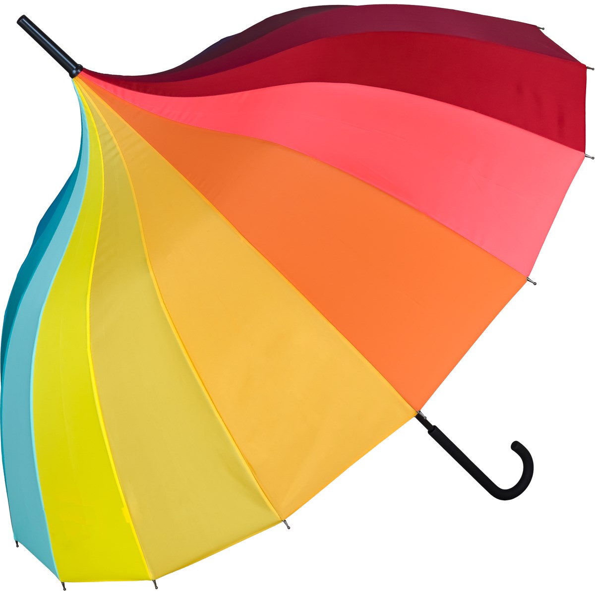 Rainbow Pagoda Umbrella Rainbow Wedding Umbrella Multicoloured Umbrella